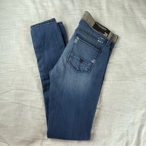 FLYING MONKEY DISTRESSED JEANS Size 28 - Picture 11 of 12